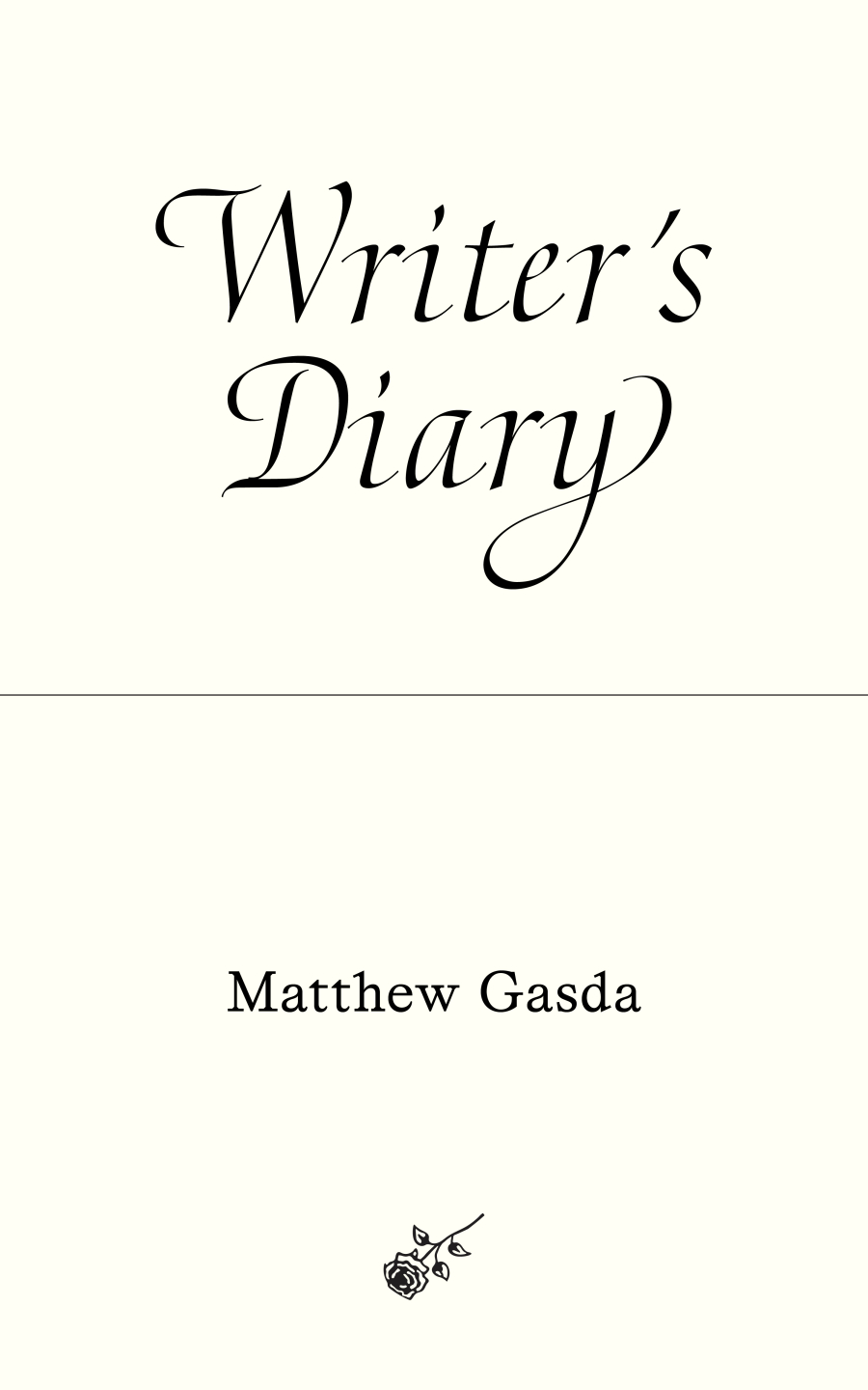 Writer’s Diary